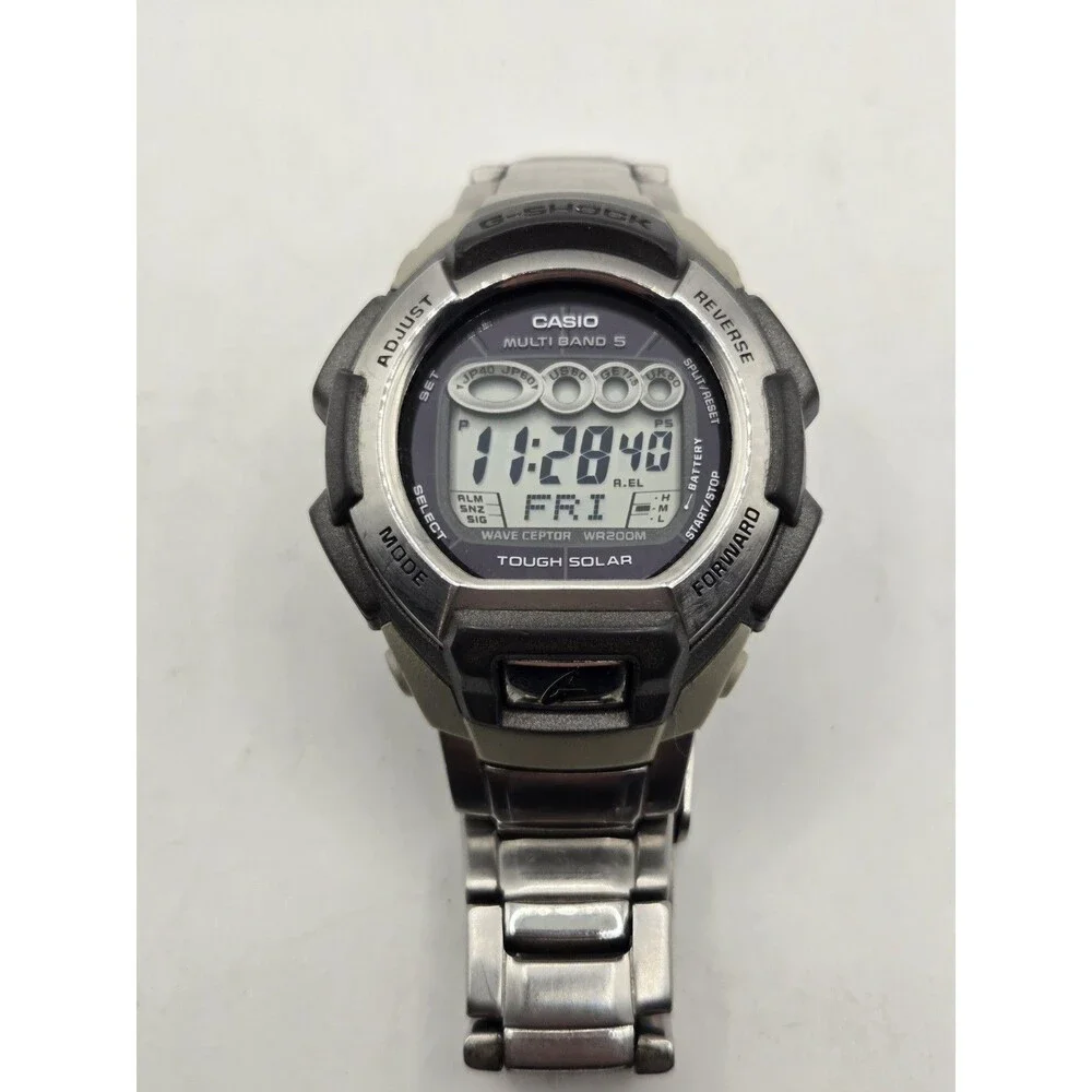 CASIO G-SHOCK GW-810D  MULTI-BAND 5 SOLAR TOUGH STAINLESS MEN'S WATCH. Excl. Con